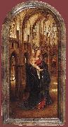 EYCK, Jan van Madonna in the Church dfh oil painting artist